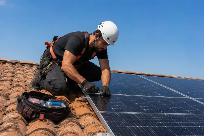 Maintenance et monitoring de panneaux solaires à Pipriac