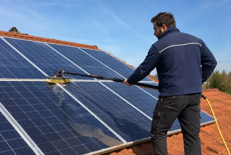 Nettoyage et entretien de panneaux solaires à Pipriac